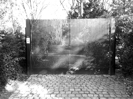 Aluminium design poort