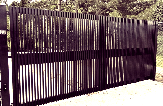 Aluminium design poort