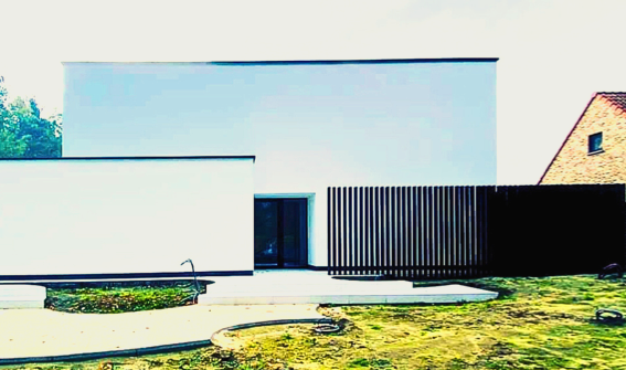 Stalen design omheining