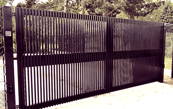 Aluminium design poort