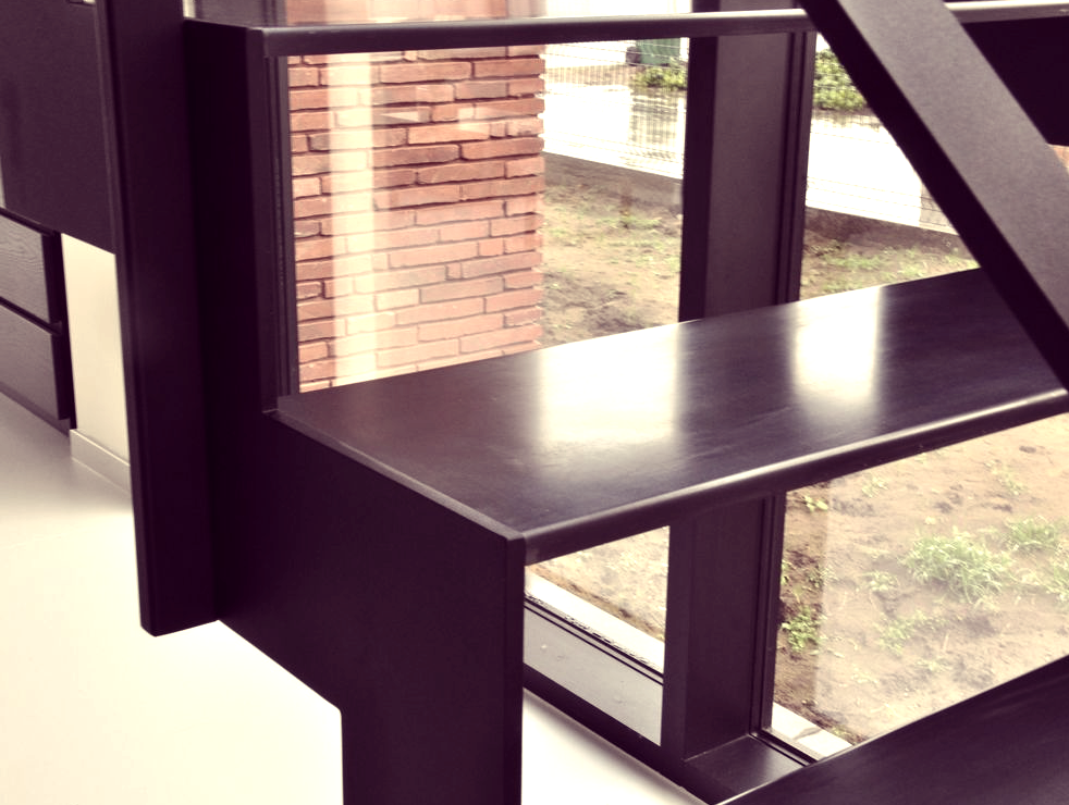 Stalen trap detail