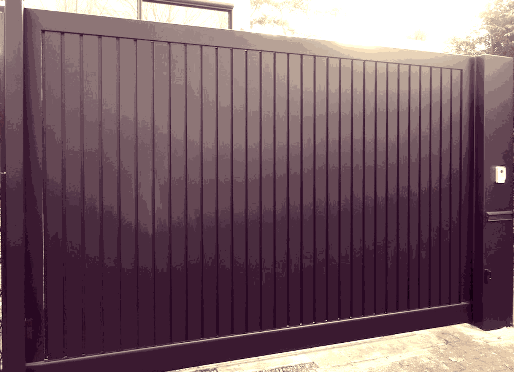 Aluminium poort